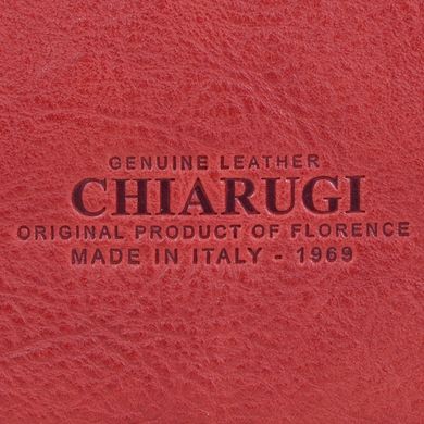 Сумка-портфель Chiarugi з натуральної шкіри 54003-4 темно коричнева
