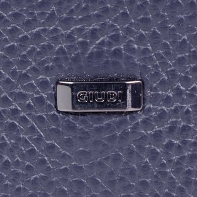 Рюкзак слінг Giudi з натуральної шкіри 12065/ae-07 синій