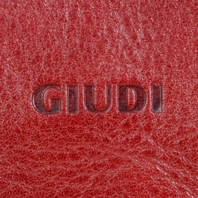 Монетниця Giudi з натуральної шкіри 6456/gd-05 червона