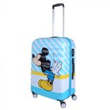 Дитячі пластикові валізи: Дитяча валіза з abs пластика Wavebreaker Disney American Tourister на 4 здвоєних колесах 31c.031.004