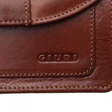 Гаманець на пояс Giudi з натуральної шкіри 6543 / v-02 коричневий
