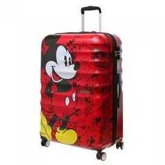 Детский чемодан из abs пластика Wavebreaker Disney Mickey Mouse Comix American Tourister на 4 сдвоенных колесах 31c.020.007