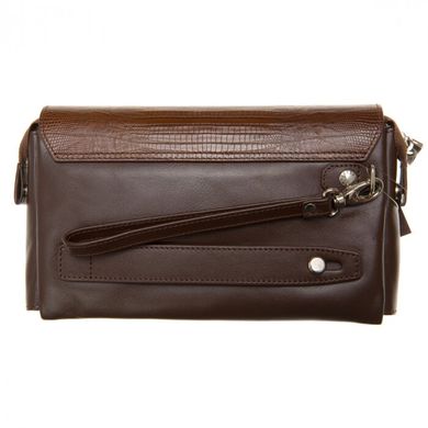 Борсетка гаманець Petek з натуральної шкіри 703-041-02 коричнева