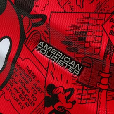 Дитяча валіза з abs пластика Wavebreaker Disney Mickey Mouse Comix American Tourister на 4 здвоєних колесах 31c.020.007