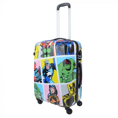 Дитяча пластикова валіза на 4х колесах Marvel Legends American Tourister 21c.002.007