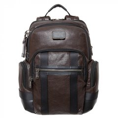 Рюкзак из натуральной кожи с отделением для ноутбука Alpha Bravo Leather Tumi 0932693dbl
