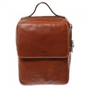 Сумка мужская Gianni Conti из натуральной кожи 912306-dark brown
