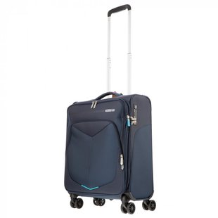 Валіза текстильна SUMMERFUNK American Tourister на 4 здвоєних колесах 78g.041.003 синя