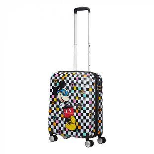 Дитяча пластикова валіза Wavebreaker Disney-Mickey Check American Tourister на 4 здвоєних колесах 31c.029.001