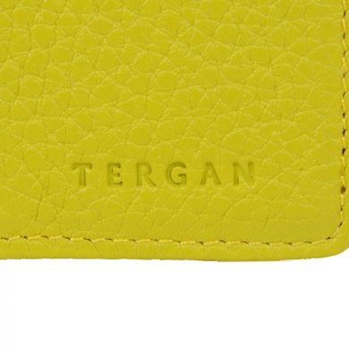 Кредитниця Tergan з натуральної шкіри 1601-limon/floater