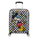 Детский чемодан из abs пластика Mickey Check American Tourister на 4 сдвоенных колесах 31c.029.001:2