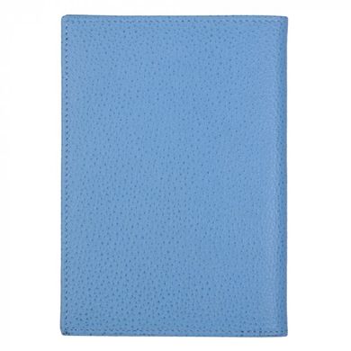 Обложка для паспорта Petek из натуральной кожи 581-199-74 голубой