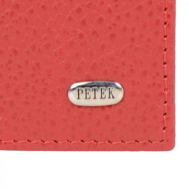Обложка для паспорта Petek из натуральной кожи 581-046-10 красная