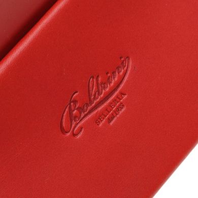 Тримач для ручок Boldrini з натуральної шкіри 528-red