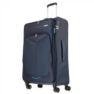 Валіза текстильна SUMMERFUNK American Tourister на 4 здвоєних колесах 78g.041.005 синя