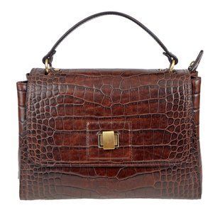 Сумка жіноча Gianni Conti з натуральної шкіри 9493013-dark brown