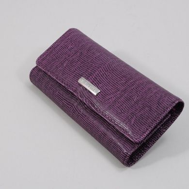 Классическая ключница из натуральной кожи Neri Karra 0026-1.2-42.41 фиолетовый