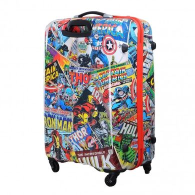 Детский пластиковый чемодан Marvel Legends American Tourister на 4 колесах, Marvel, принт, 21c.010.007