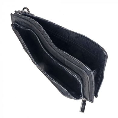 Рюкзак слинг Giudi из натуральной кожи 12065/ae-03 чёрная