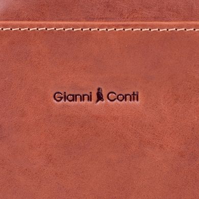 Сумка-портфель Gianni Conti из натуральной кожи 911245-tan