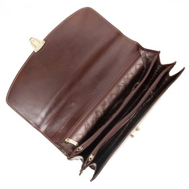 Класичний портфель Giudi з натуральної шкіри 573/3/t/gd-02 коричневий