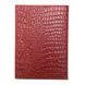 Обкладинка для паспорта Petek з натуральної шкіри 651-067-10 червона:4