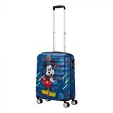 Дитячі пластикові валізи: Дитяча валіза з abs пластика Wavebreaker Disney American Tourister на 4 здвоєних колесах 31c.091.001