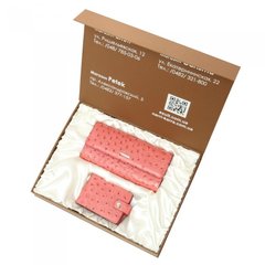 Подарочный набор Neri Karra из натуральной кожи 0584/0243.2-78.36 розовый