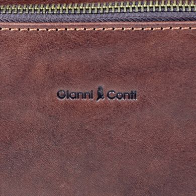 Рюкзак Gianni Conti з натуральної шкіри 913125-dark brown