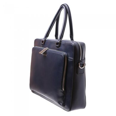 Сумка - портфель Gianni Conti из натуральной кожи 2451234-blue