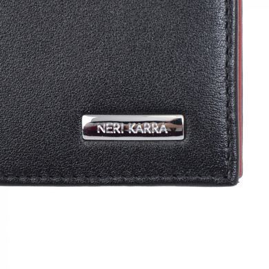 Кошелек мужской Neri Karra из натуральной кожи 0394.3-01.01/05 черный