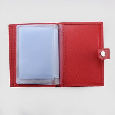 Обложка комбинированная для паспорта и прав Neri Karra из натуральной кожи 0031.01.05 красный