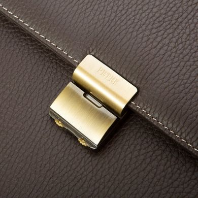 Класичний портфель Petek з натуральної шкіри 875-46bd-kd2 коричневий