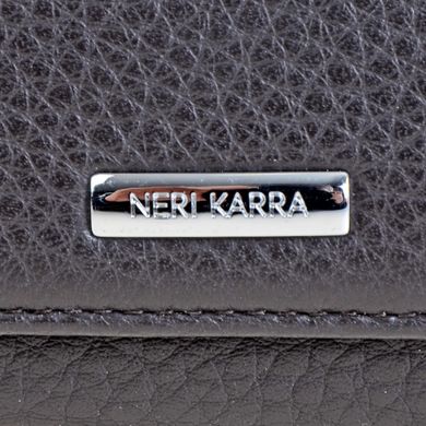 Класична ключниця з натуральної шкіри Neri Karra 0026n.05.63 темно коричнева