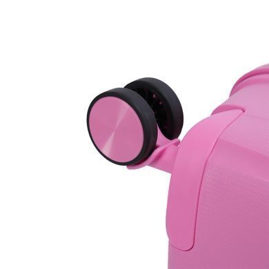 Чемодан из полипропилена FLASH LIGHT V&V на 4 сдвоенных колесах tr-8019.2-65-pink