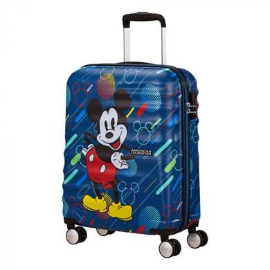 Детский чемодан из abs пластика Wavebreaker Disney American Tourister на 4 сдвоенных колесах 31c.091.001