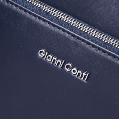 Сумка - портфель Gianni Conti из натуральной кожи 2451234-blue