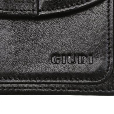Гаманець на пояс Giudi з натуральної шкіри 6543/v-03 чорний