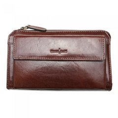 Барсетка гаманець Gianni Conti з натуральної шкіри 9402204-brown