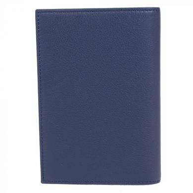 Обкладинка для паспорта з натуральної шкіри Neri Karra 0110.3-01.09 синій