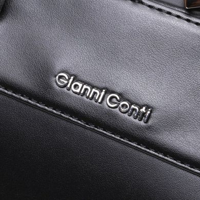 Сумка - портфель Gianni Conti из натуральной кожи 2451242-black