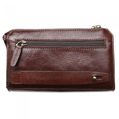 Барсетка гаманець Gianni Conti з натуральної шкіри 9402204-brown
