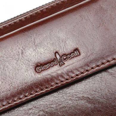 Барсетка кошелек Gianni Conti из натуральной кожи 9402204-brown