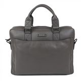 Шкіряні сумки-портфелі: Сумка-портфель Gianni Conti з натуральної шкіри 1501370-grey