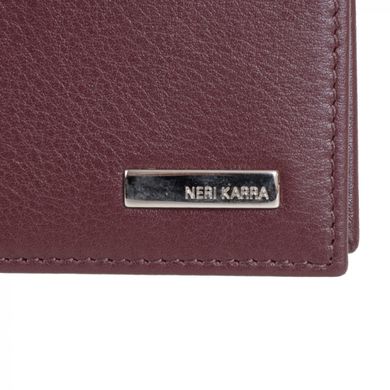 Обложка для паспорта из натуральной кожи Neri Karra 0110.3-01.153 бордовый
