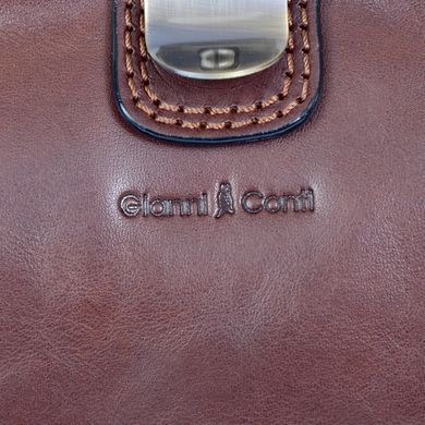 Сумка жіноча Gianni Conti з натуральної шкіри 913315-dark brown