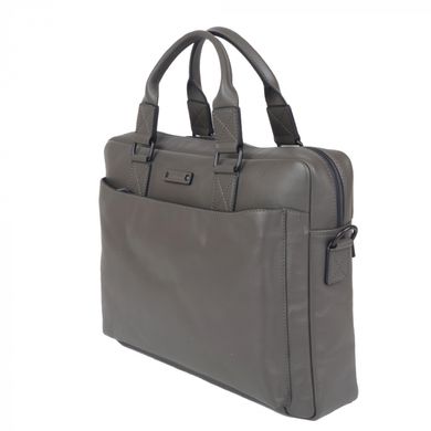Сумка-портфель Gianni Conti з натуральної шкіри 1501370-grey