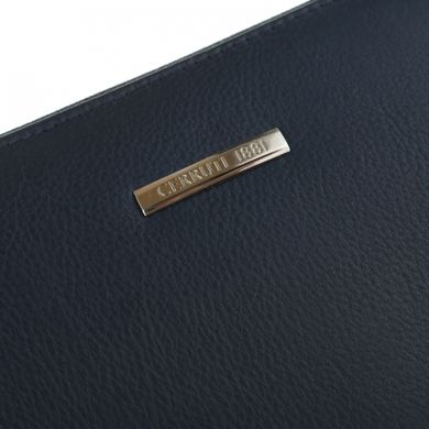 Барсетка гаманець Cerruti1881 з натуральної шкіри cema02004m-blue