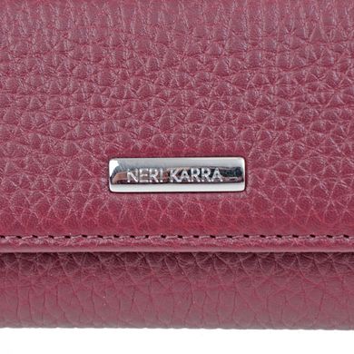 Классическая ключница из натуральной кожи Neri Karra eu3014.55.10 бордовая