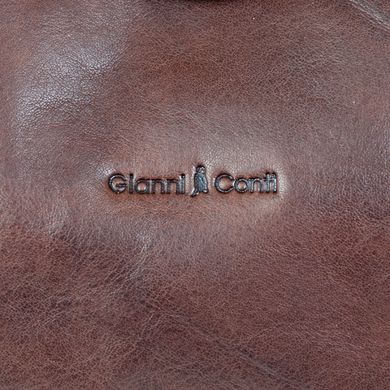 Сумка жіноча Gianni Conti з натуральної шкіри 913318-dark brown